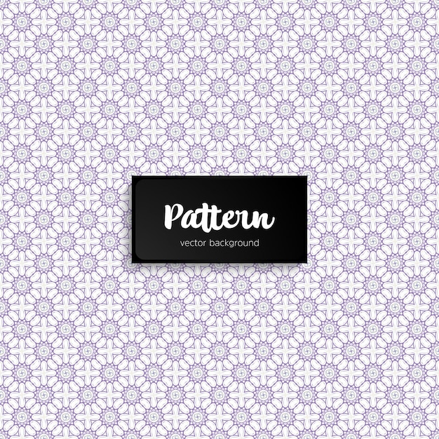 Decorative motif seamless pattern