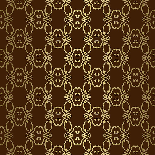 Decorative ornament seamless pattern background