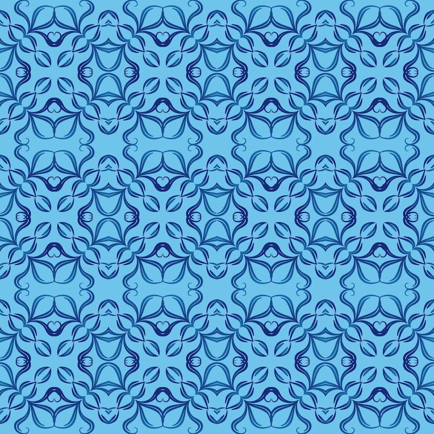 Decorative ornament seamless pattern background