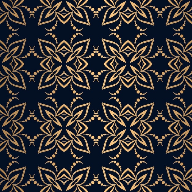 Decorative ornament seamless pattern background