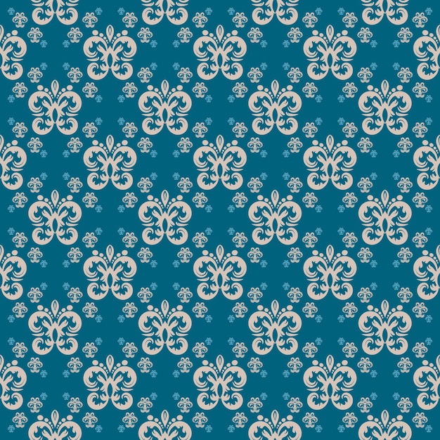 Decorative ornament seamless pattern background