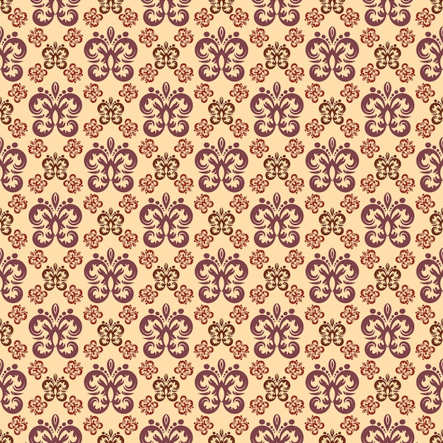 Decorative ornament seamless pattern background