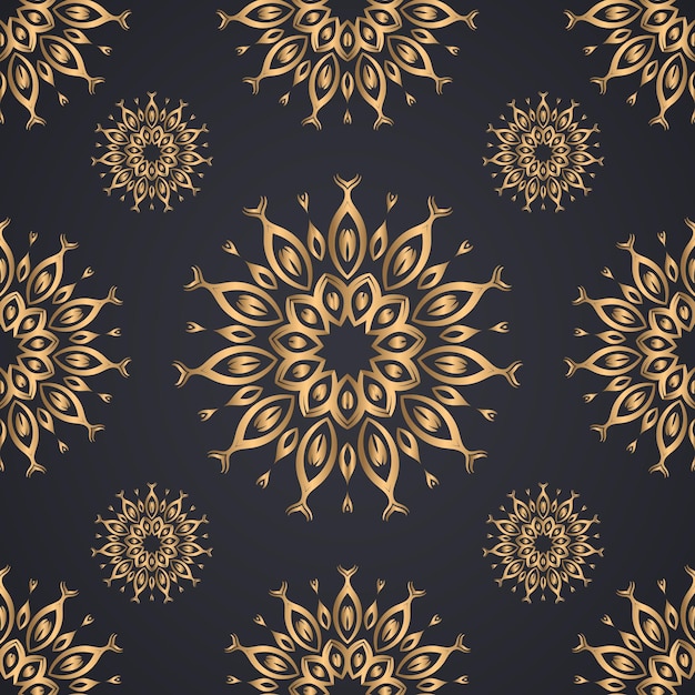 Decorative ornament seamless pattern background