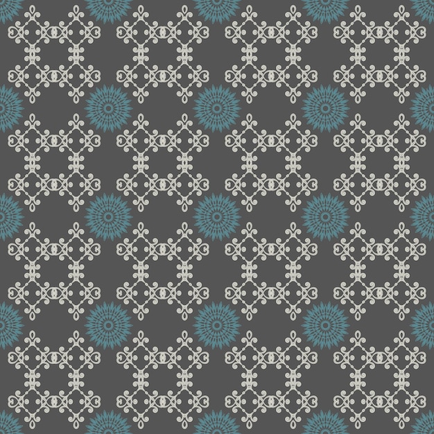 Decorative ornament seamless pattern background