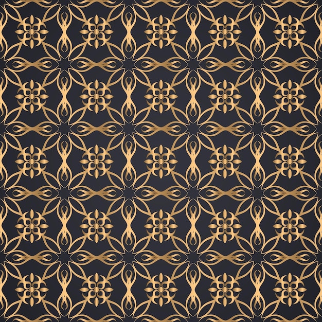 Decorative ornament seamless pattern background