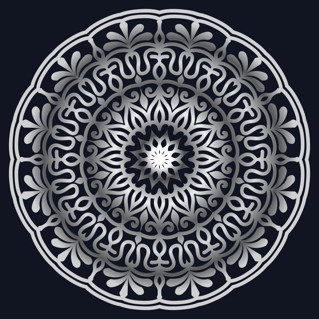 Decorative ornamental Luxury Mandala flower pattern design