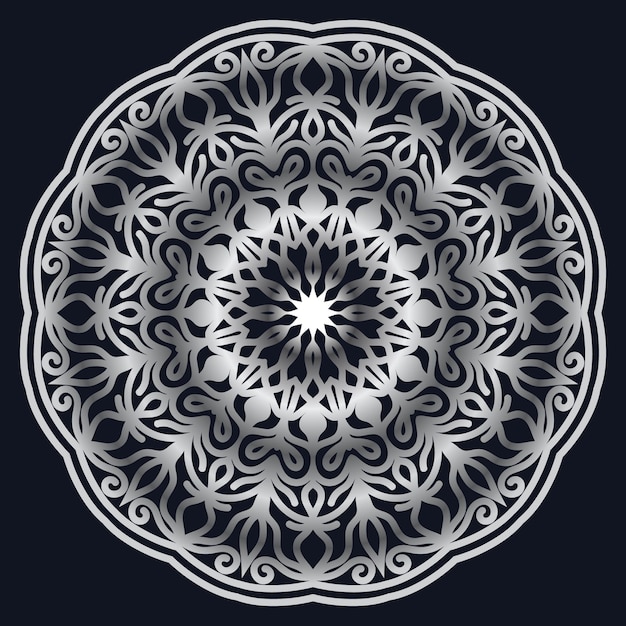 Decorative ornamental Luxury Mandala flower pattern design