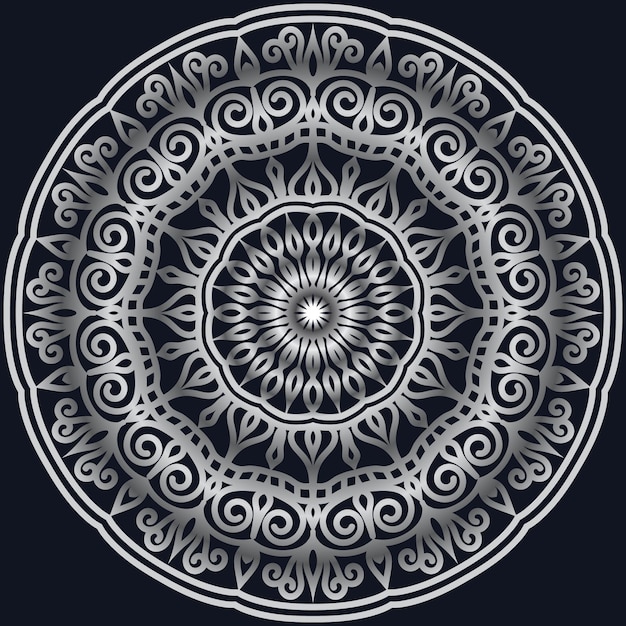 Decorative ornamental Luxury Mandala flower pattern design