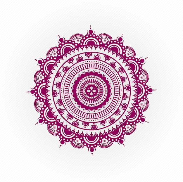 Mandala rotonda ornato decorativo