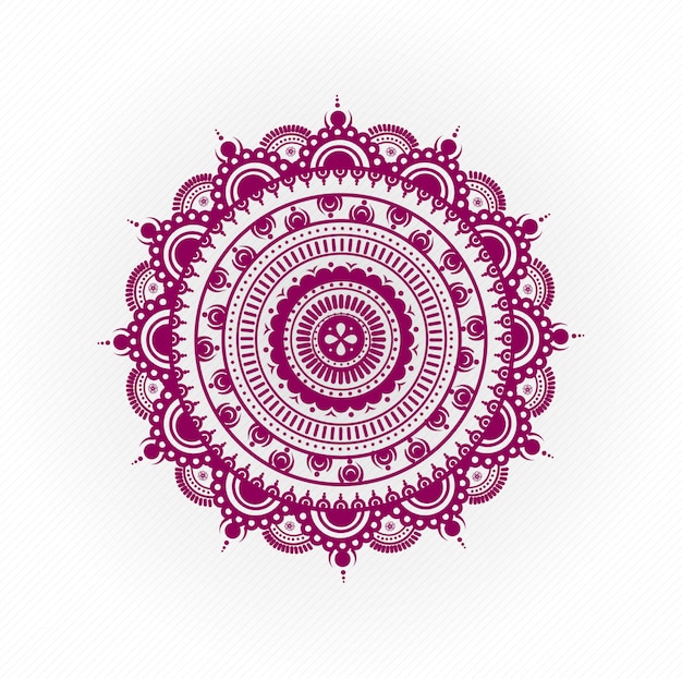 Vector decorative ornate round mandala