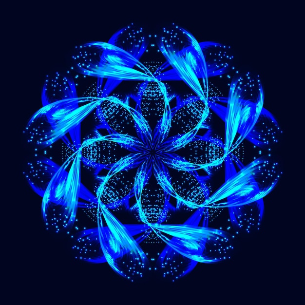 Decorative ornate snowflake