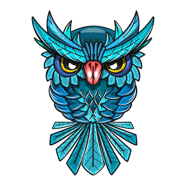 Decorative owl illustration