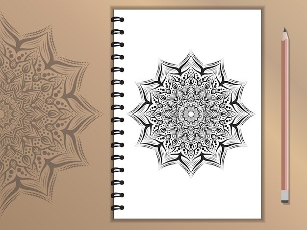 decorative pattern background design of an ethnic mandala