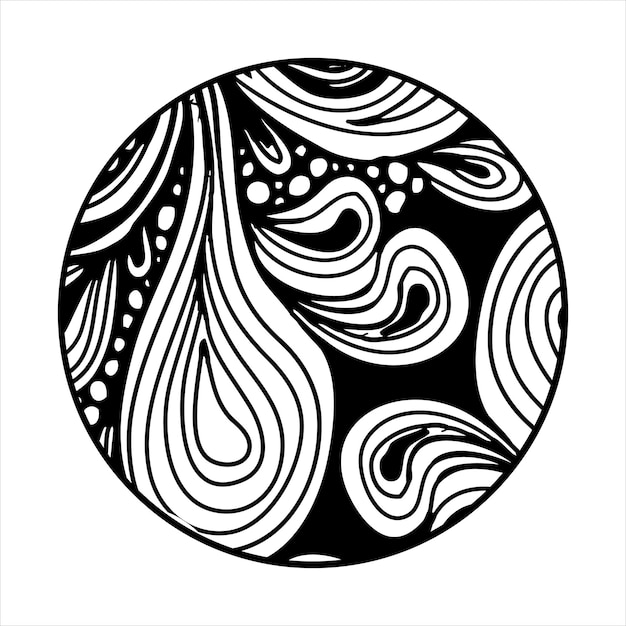 Decorative Pattern Coloring Page and coloring Book for adult and KIDS