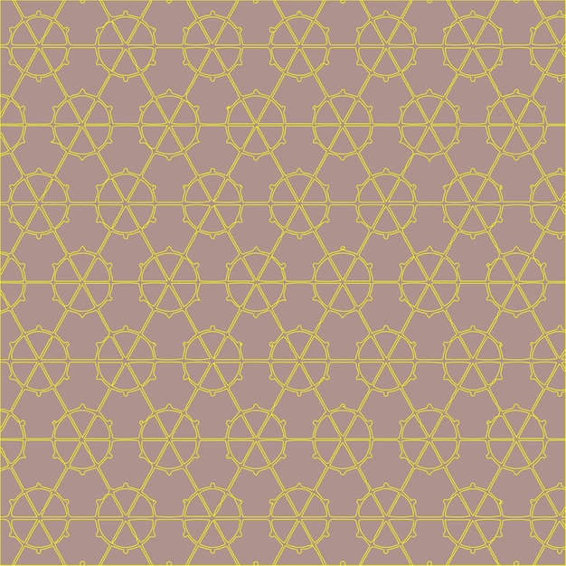 Decorative pattern from the silhouette of a triangle circle Geometric background Flat style