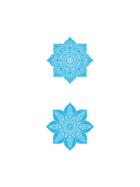 Decorative pattern vector template