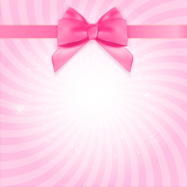 Decorative Pink bow   