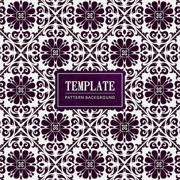 Decorative purple pattern with ornament