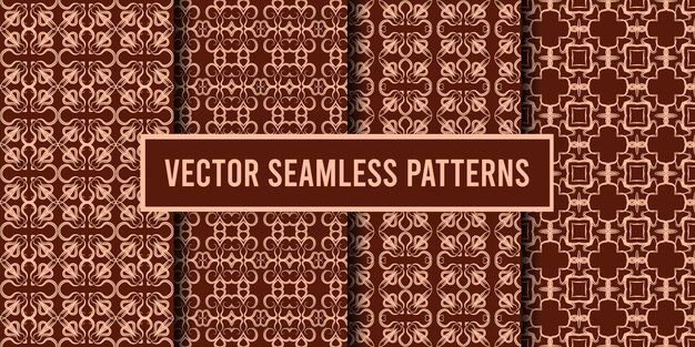 Decorative seamless pattern background