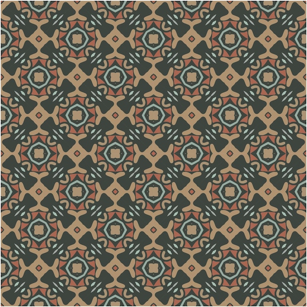 Decorative seamless pattern design mnimalist style