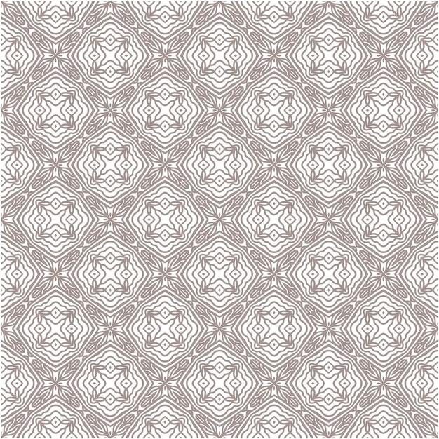 Decorative seamless pattern with minimalist abstract retro design style