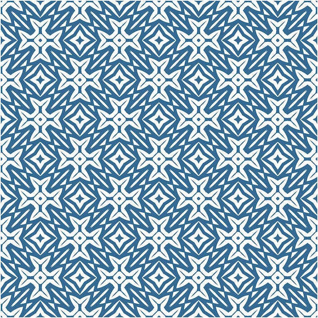 Decorative seamless pattern with minimalist abstract retro design style