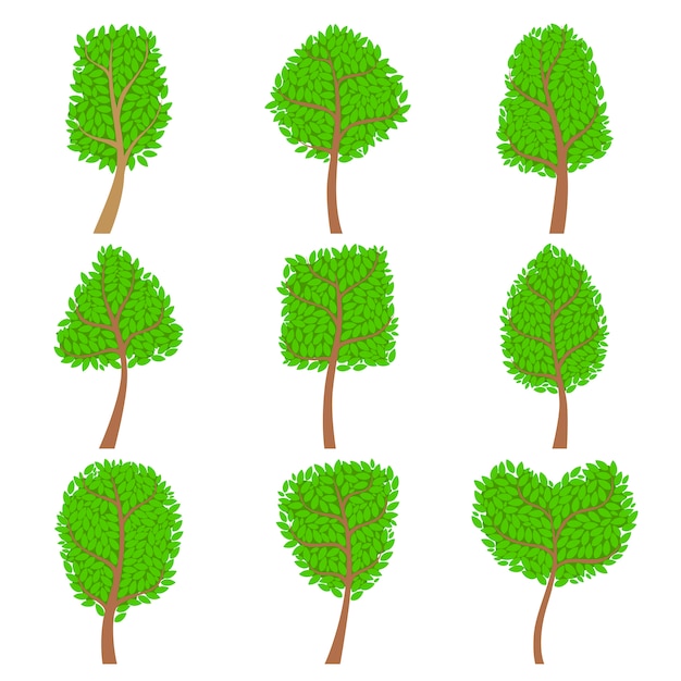 Decorative Trees Set