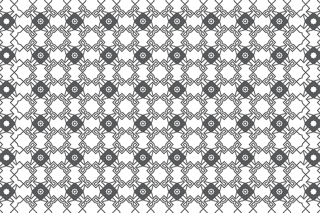 Decorative tribal seamless pattern