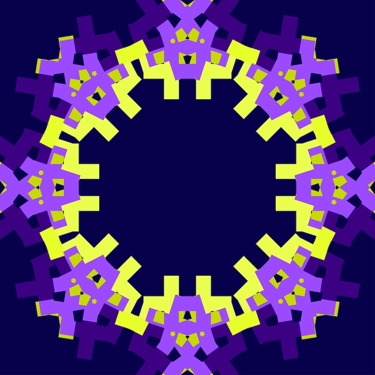 Vector decorative vector frame