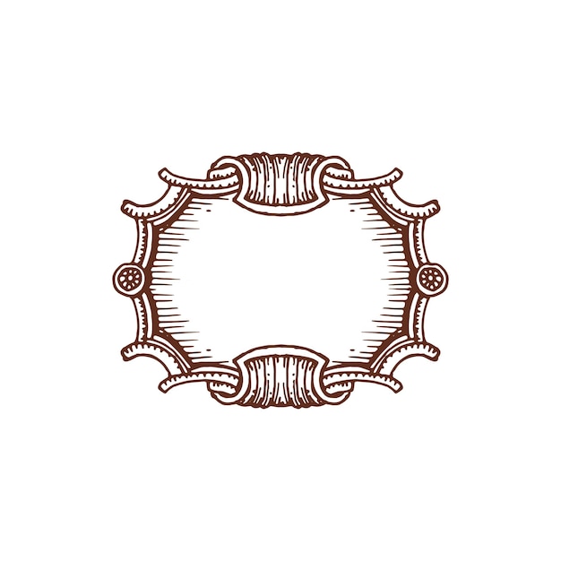 Vector decorative vintage frame border decor patterns