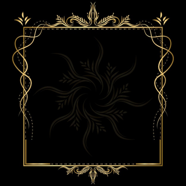 Vector decorative vintage frame