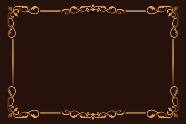 Vector decorative vintage frames and borders element