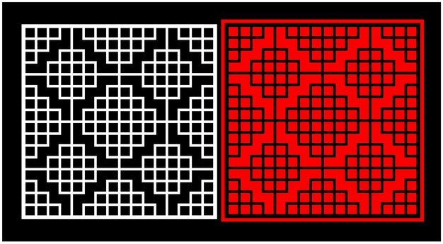 장식 벽 패널 세트 Jali 디자인 CNC 패턴레이저 절단 패턴라우터 CNCcuttingJali Lase
