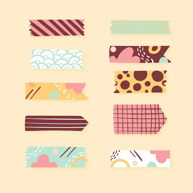 Decorative washi tape set