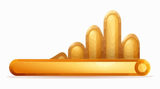 decrease volume bar symbol cartoon vector illustration