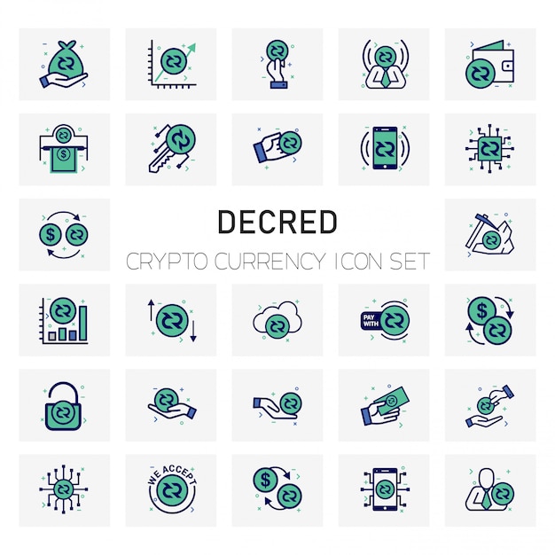Decred Crypto通貨アイコンが設定されました