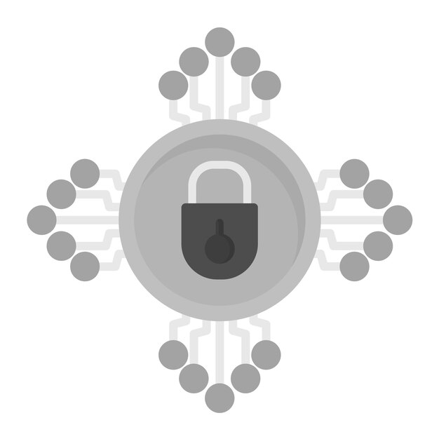 Decryptie icoon vector afbeelding Kan worden gebruikt voor Cryptocurrency