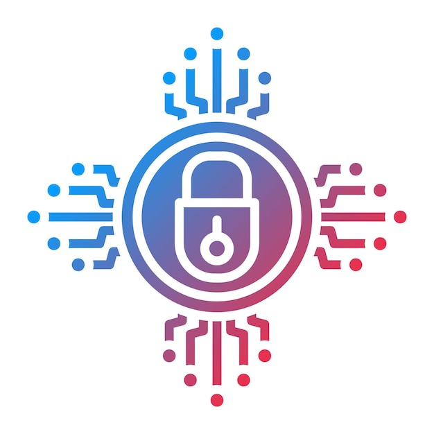 Vector decryption icon vector image can be used for cryptocurrency