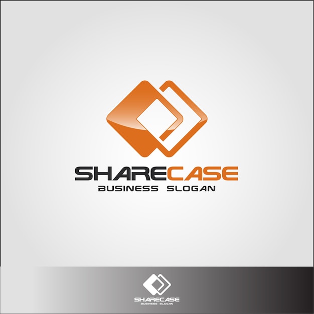 Deel case - sharing box logo template