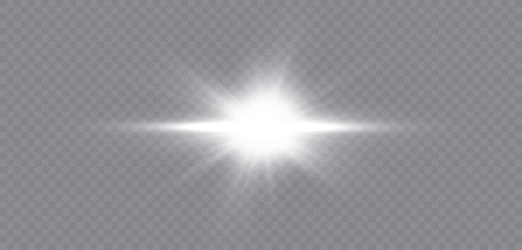 Deeltjes wit magisch stof. Stralende lichte deeltjes. Kerstglitterdeeltjes. Lichteffect