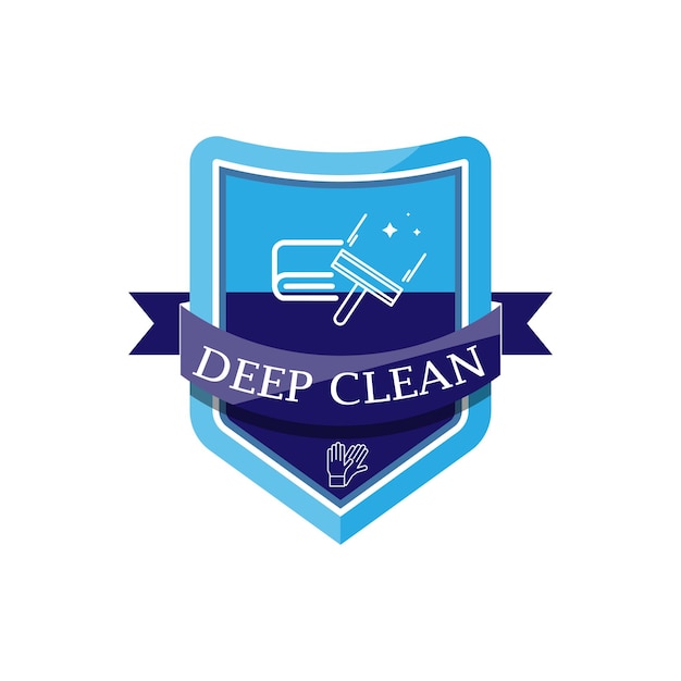 Deep clean service logo