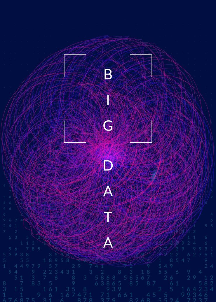 Vector deep learning background. technology for big data, visualization, artificial intelligence and quantum computing. design template for networking concept. abstract deep learning backdrop.