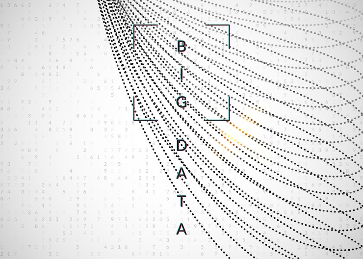 Vector deep learning background. technology for big data, visualization, artificial intelligence and quantum computing. design template for wireless concept. fractal deep learning backdrop.
