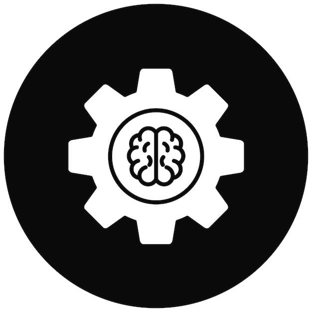 Deep Learning icoon vector afbeelding kan worden gebruikt voor de toekomst