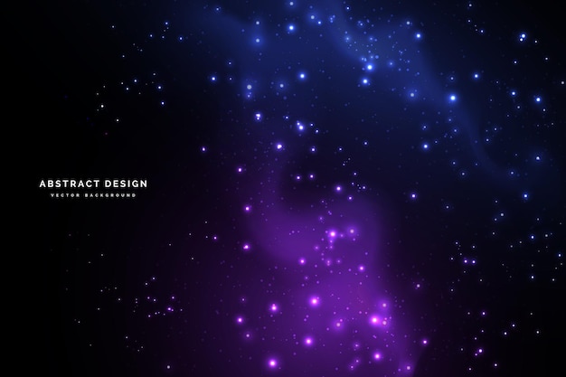 Deep space Galaxy abstract background for your graphic designVector illustration