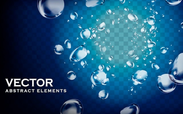 Vector deep water elements