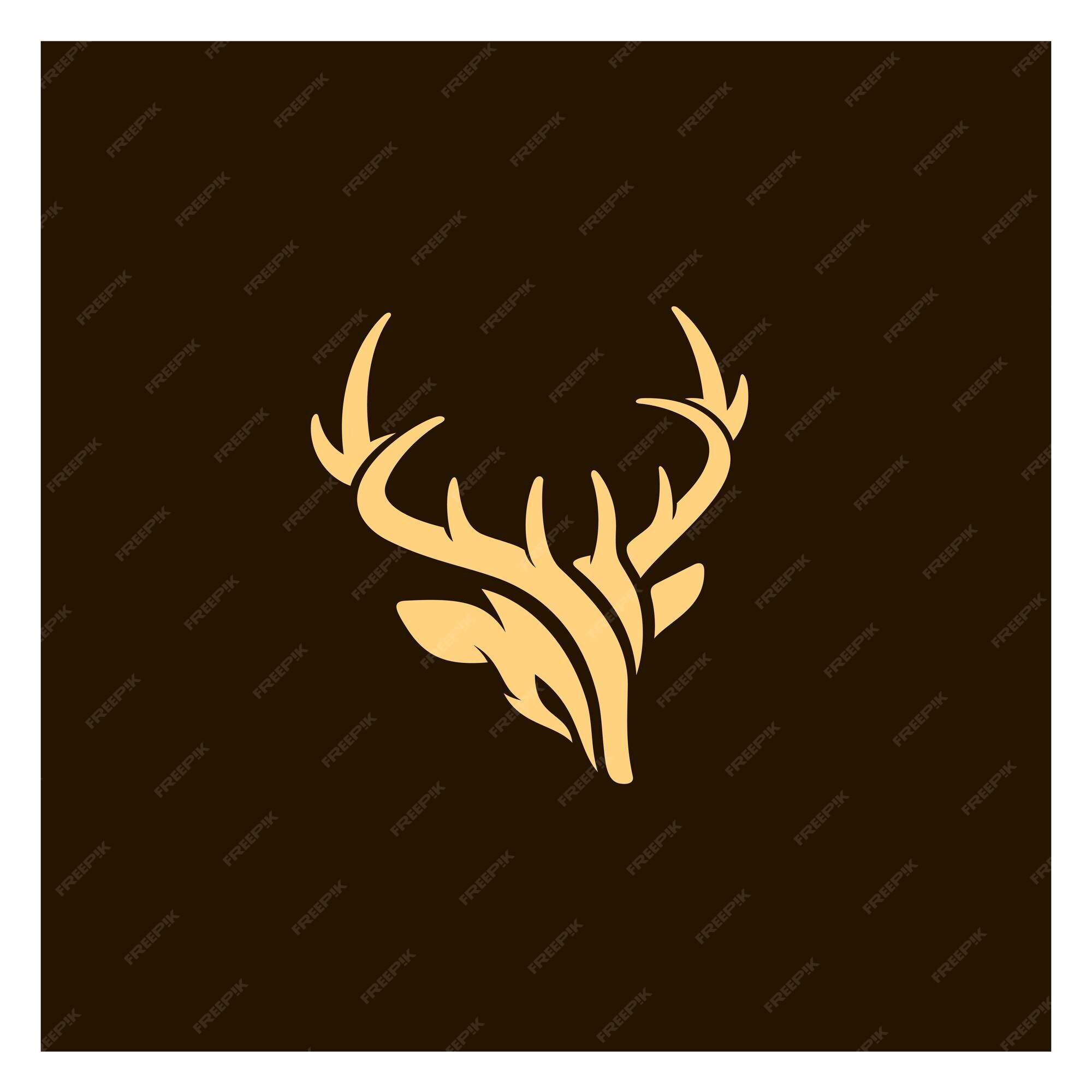 Premium Vector  Deer buck hart stag doe fawn logo design