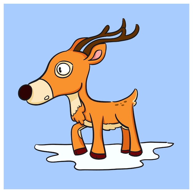 Carattere deer chibi