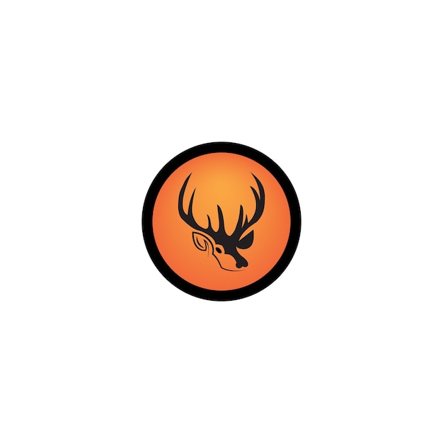 Vettore cervo deertrix logo design