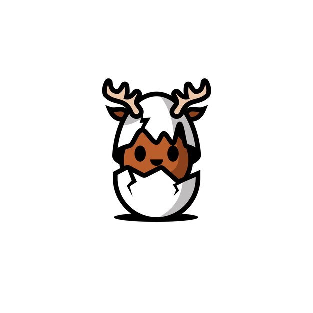 Deer in the egg character